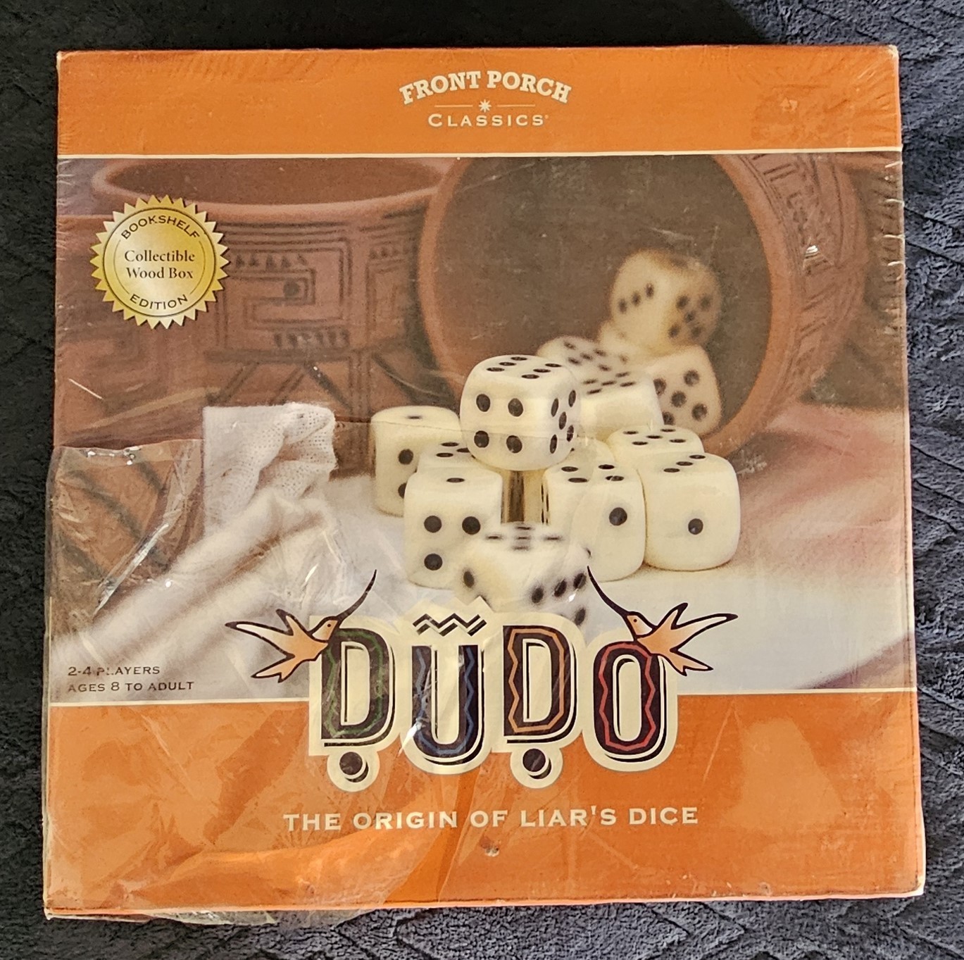 Front Porch Classics – DUDO The Origin of Liar’s Dice Bookshelf Collectible NEW