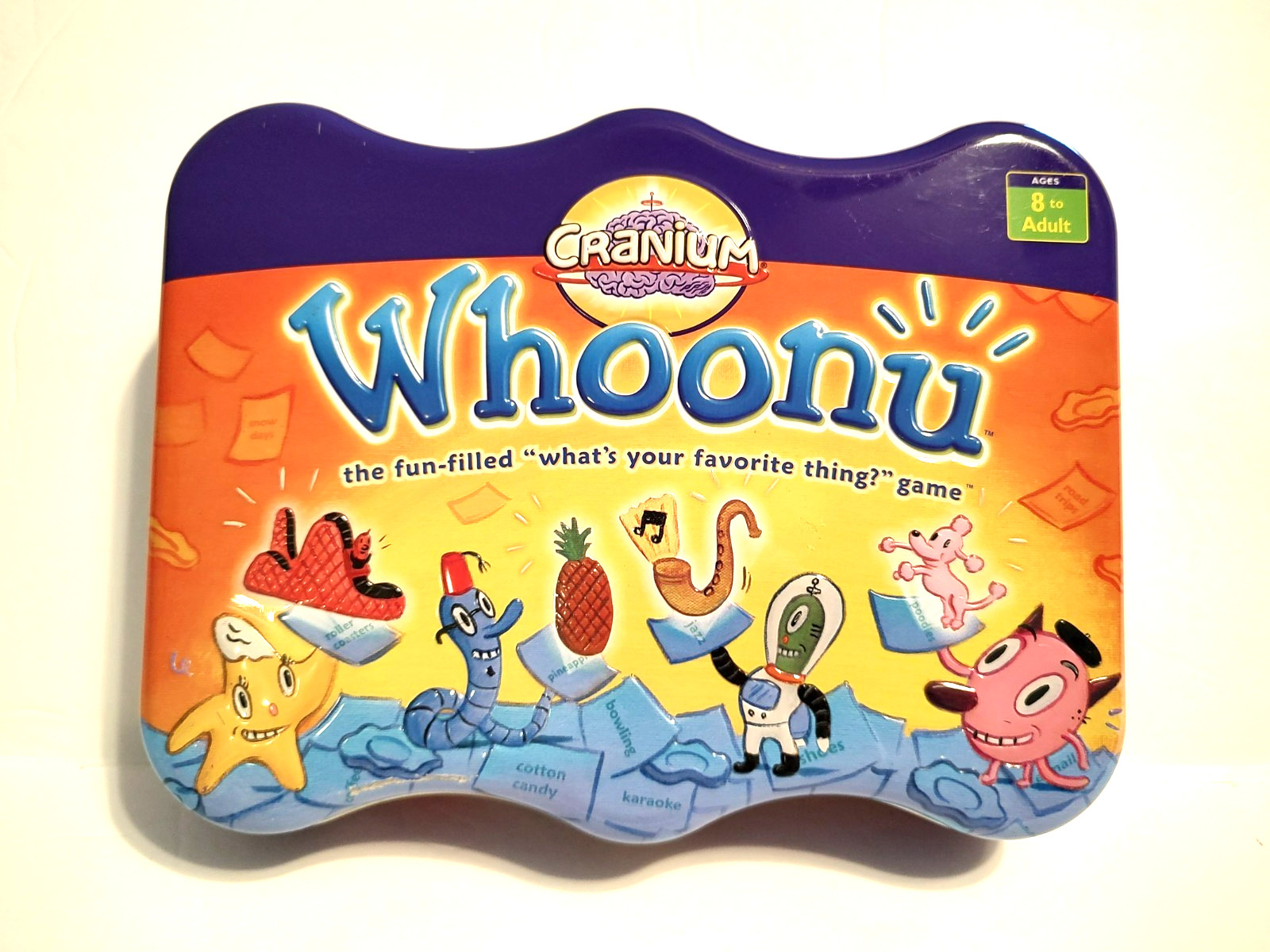 Cranium Whoonu Tin Edition Game 2005 Best Toy Award Complete No Instructions