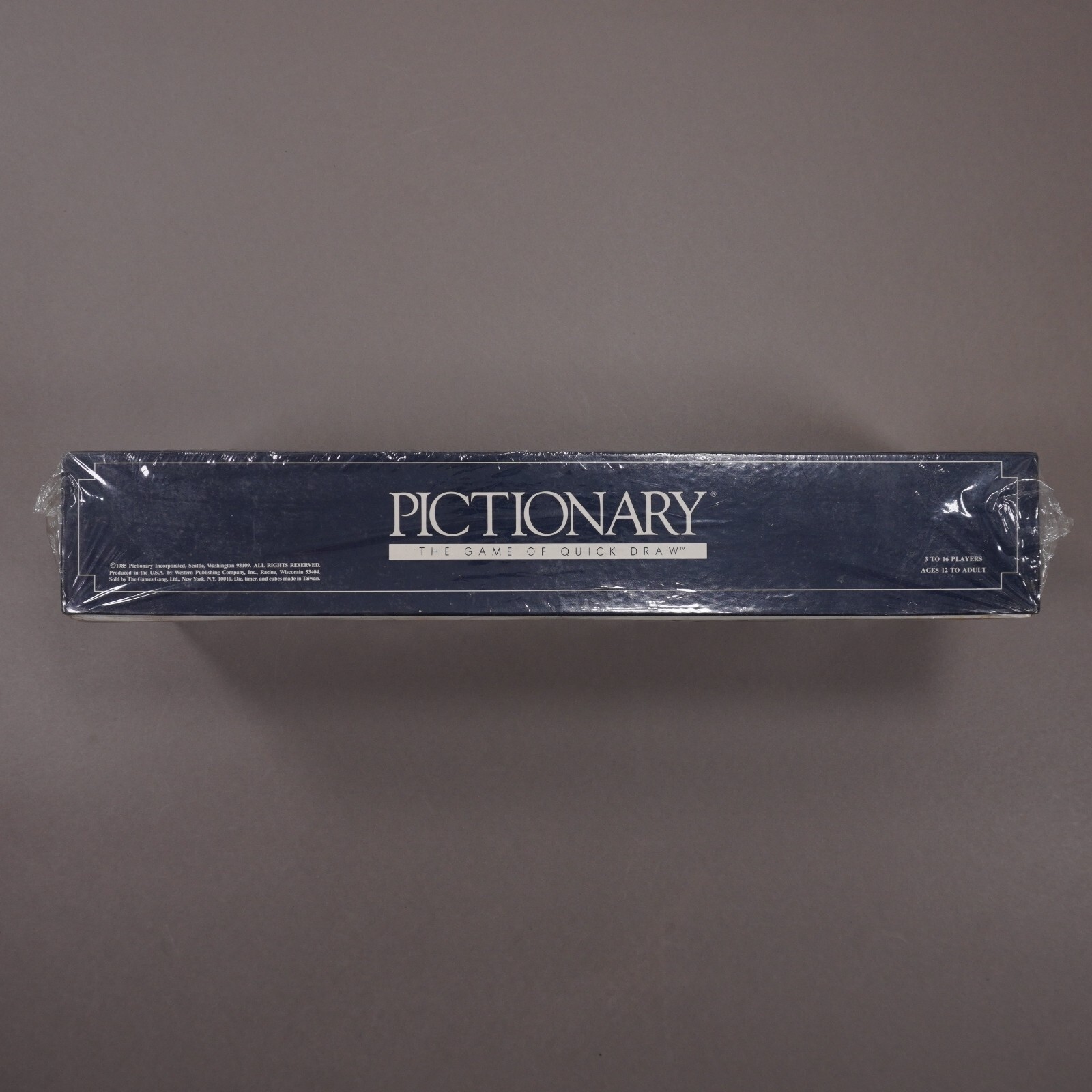 NEW Vintage PICTIONARY First Edition 1985 Board Game Factory Sealed 80s 90s