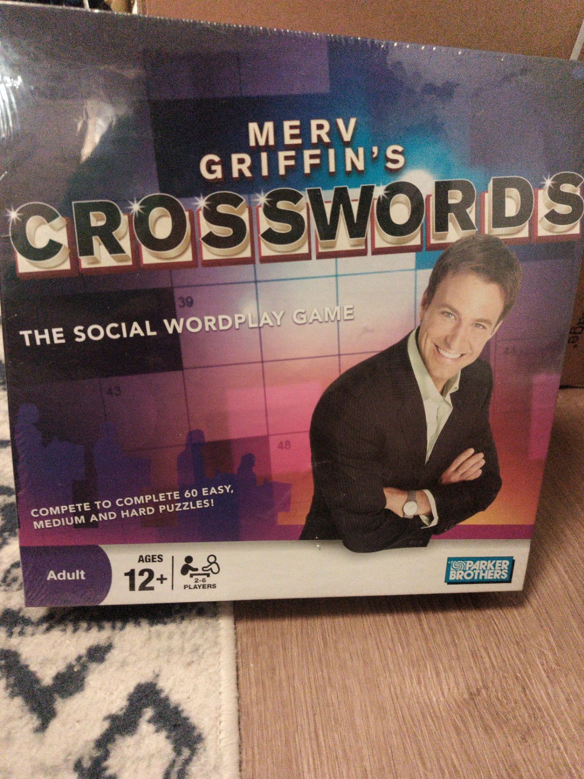 Merv Griffin’s Crosswords Board Game Social Wordplay 2008 NEW/SEALED