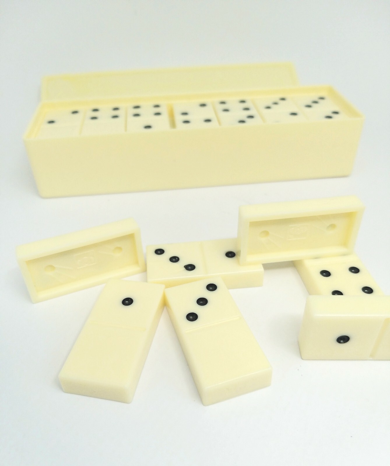 DOMINOES IVORY DOMINO SET OF 28 TILES NEW Made in Ukraine SALE