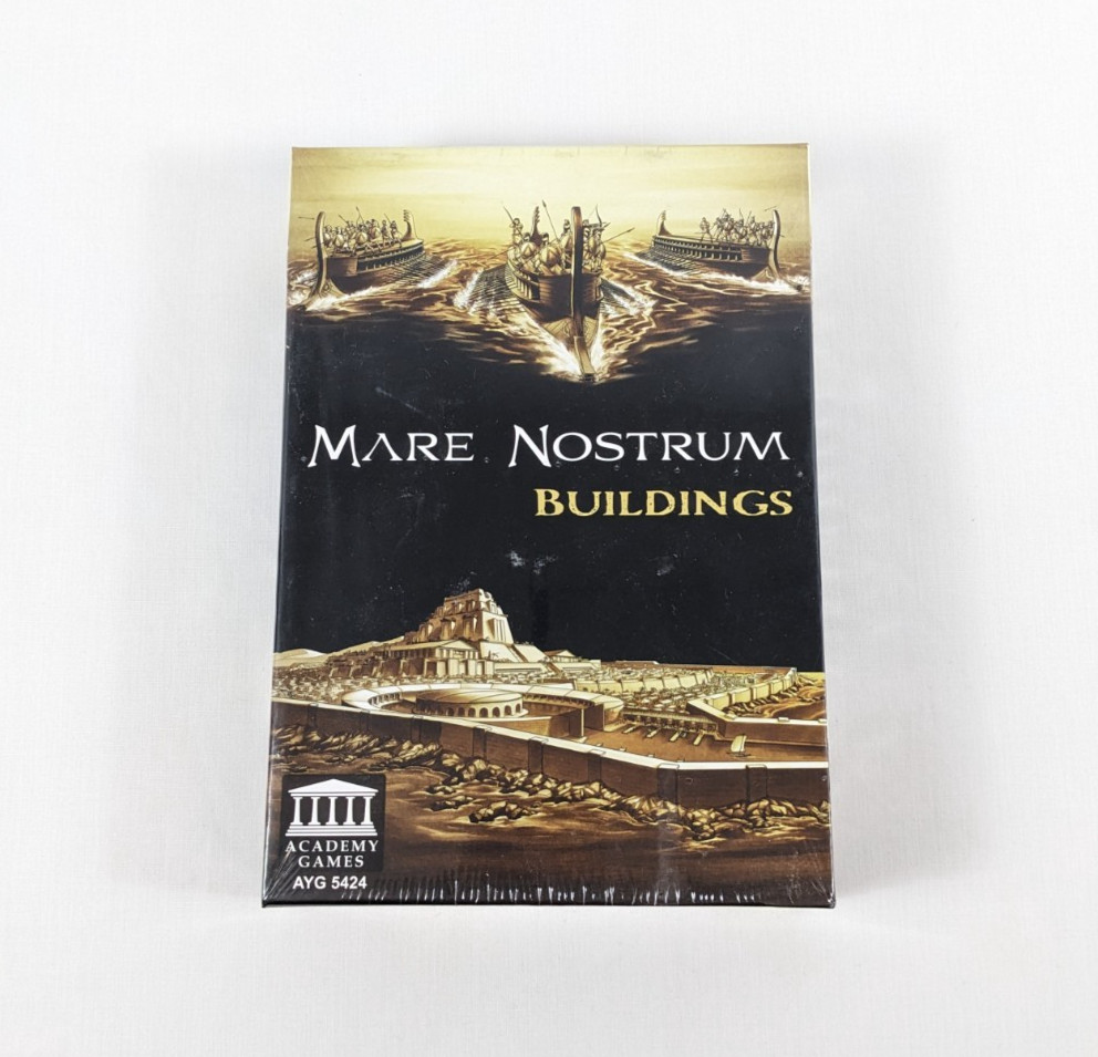 MARE NOSTRUM Board Game BUILDINGS Expansion Miniatures NEW IN SHRINK Academy