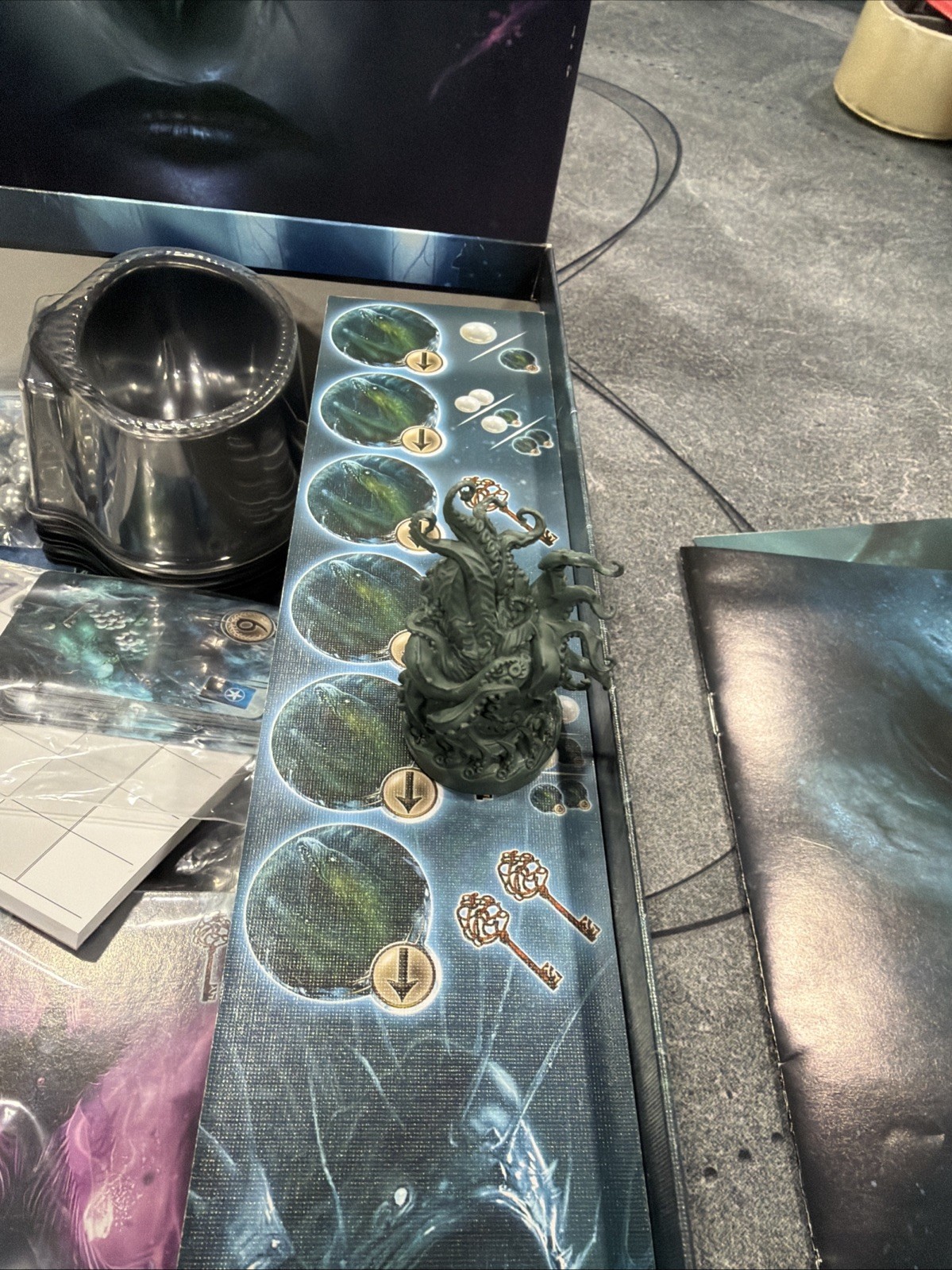 Abyss + Kraken Expansion Complete Board Game Bombyx Purple Cover Bruno Cathala