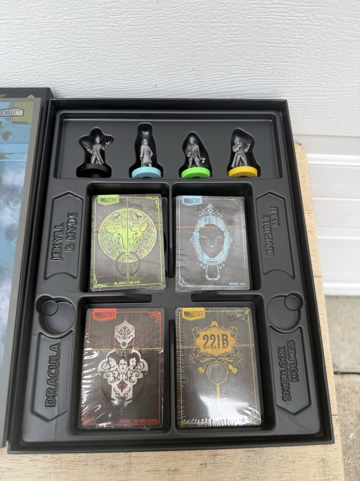 Unmatched – Cobble And Fog – 100% Complete – Board Game – Open Box -Unused Card