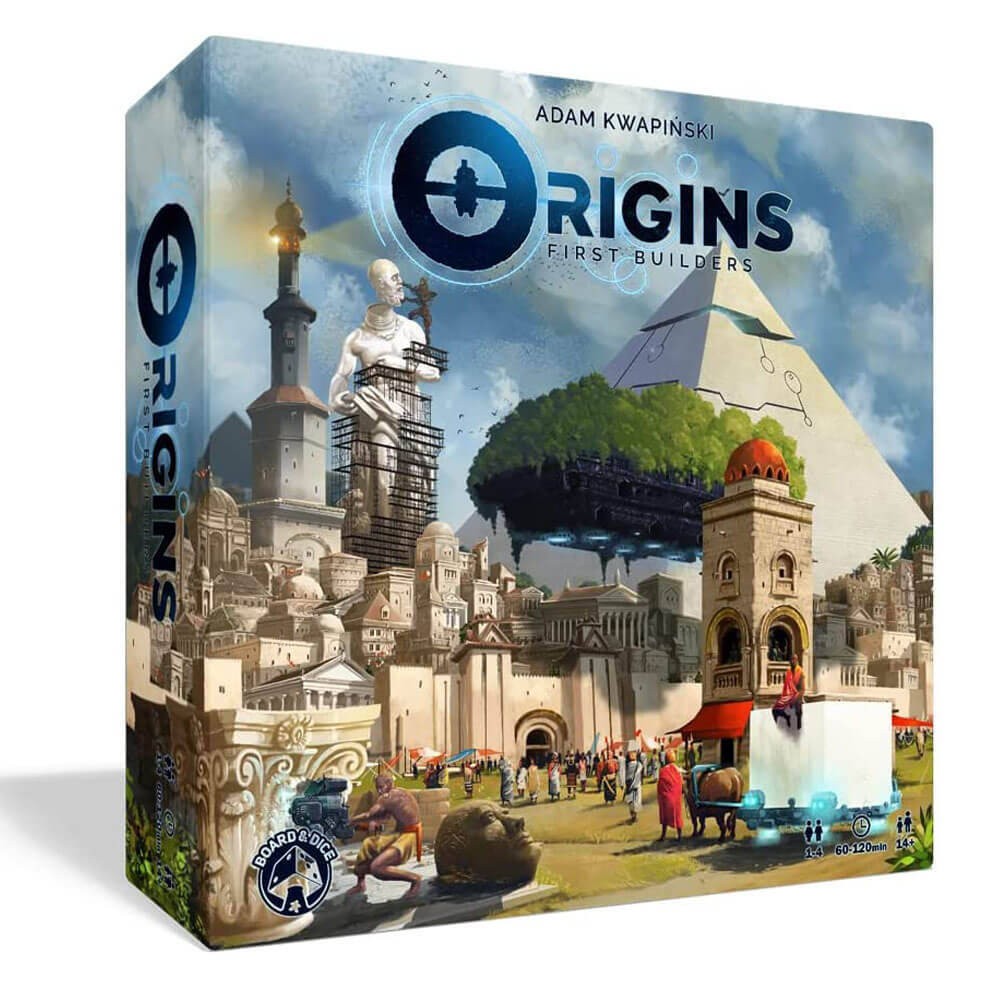 Board and Dice Origins First Builders Game Ages 14 Years and Up 2+ Players