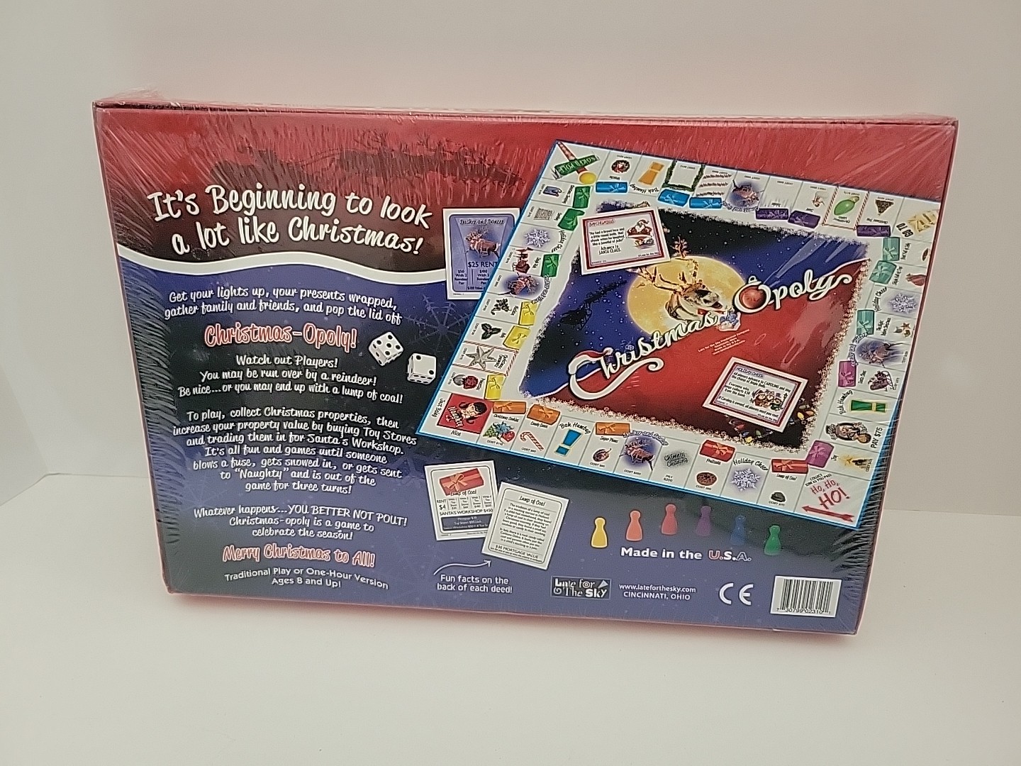 CHRISTMAS * OPOLY Family Board Game NEW Christmas Themed Monopoly Sealed 🎄