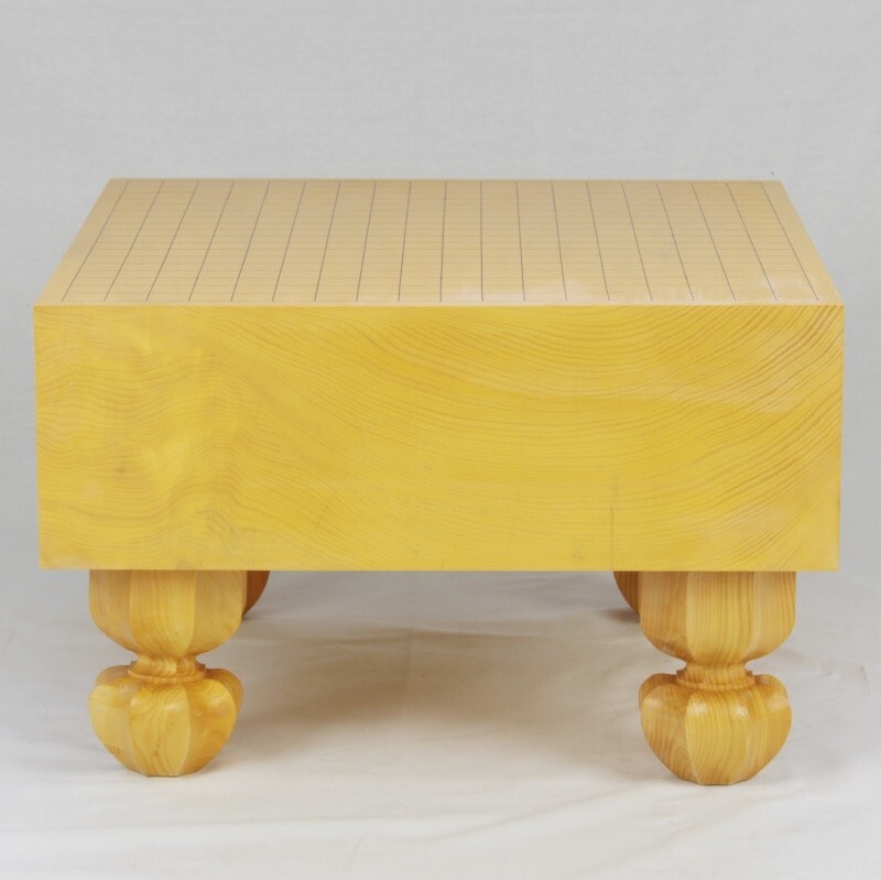 Mint Japanese Goban IGO “HON-KAYA 本榧” Wooden Board 4 legs Thick 5.8in With Box