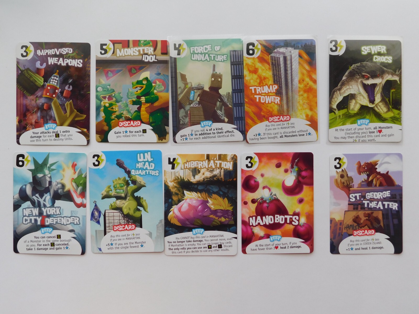 King of Tokyo 2017 Board Game & RARE Promos! 100% Complete! W/ Baby Gigazaur!