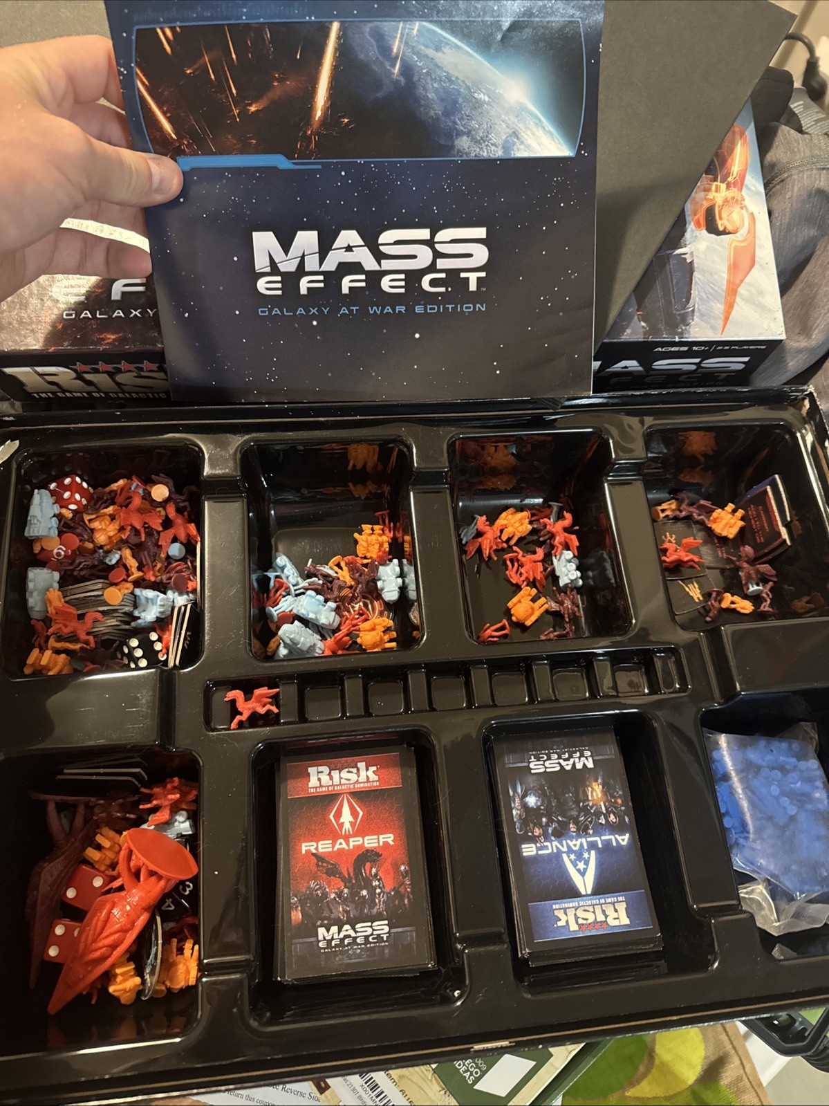 Risk Mass Effect Galaxy at War Edition Board Game Read