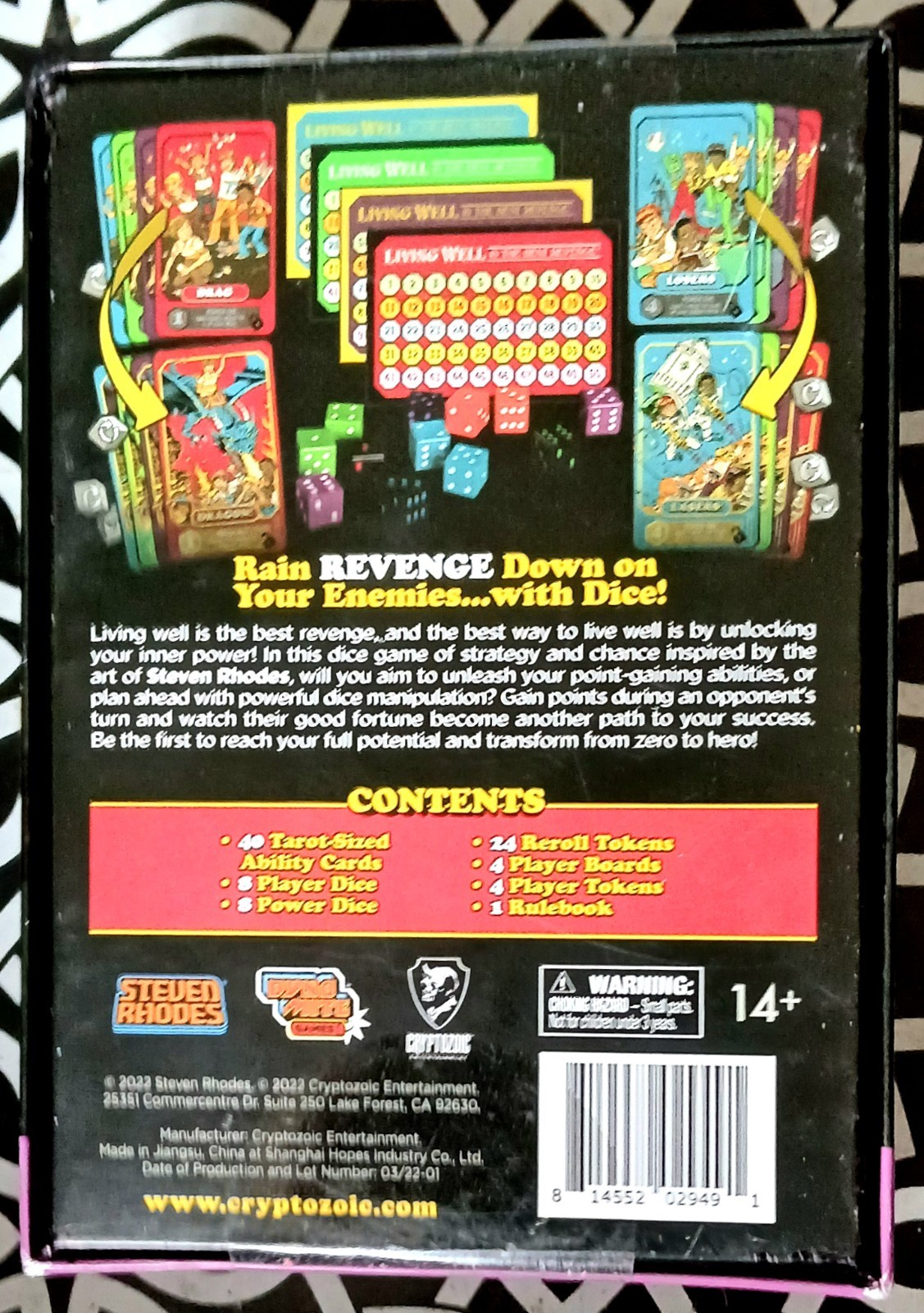 Living Well Is The Best Revenge – Card Game – 2022 – Sealed 🔥