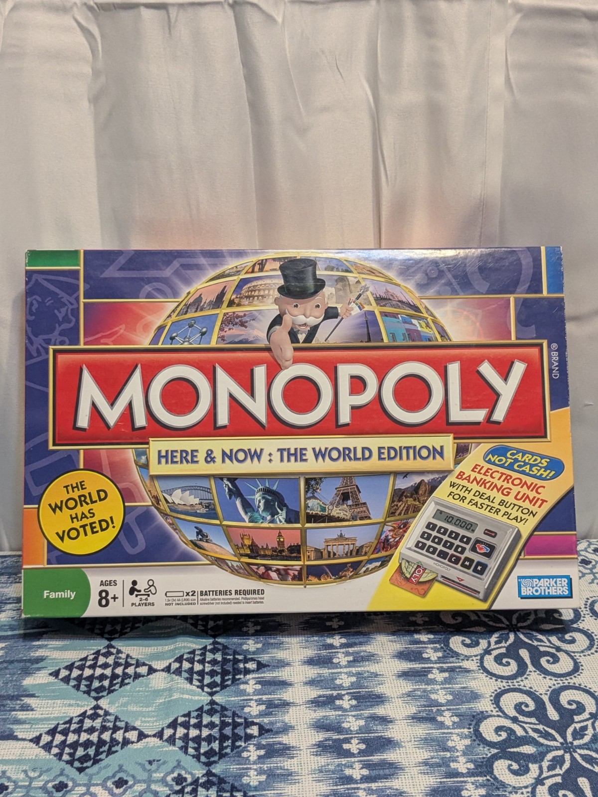 Monopoly World Here & Now: The World Edition COMPLETE Hasbro Electronic 2008