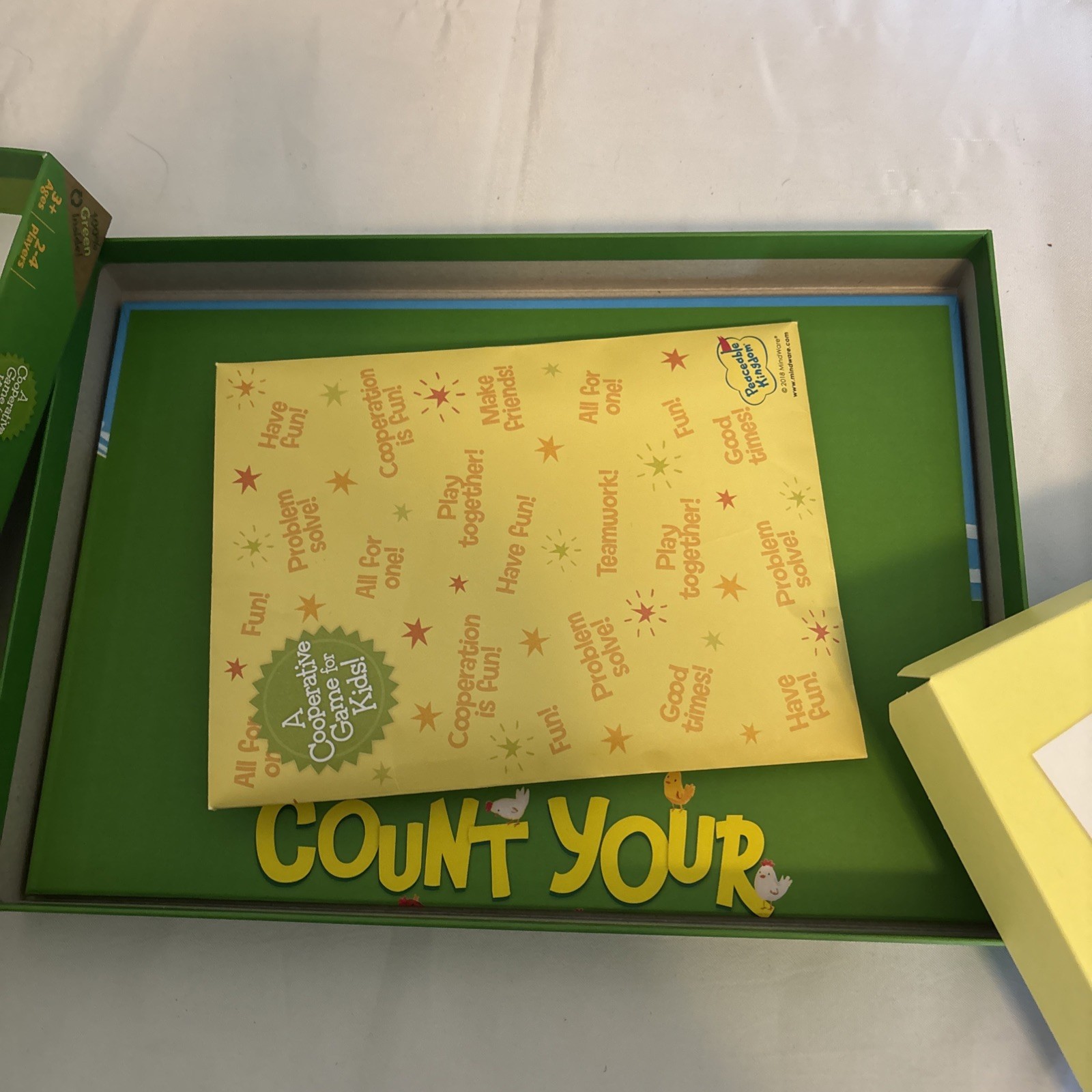Count Your Chickens Board Game A Cooperative Game for Kids