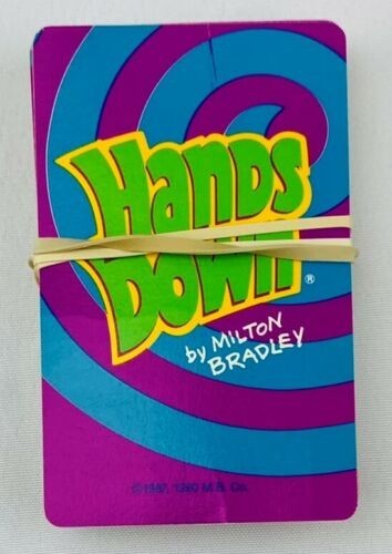 1999 Hands Down Game by Milton Bradley Complete in Great Condition FREE SHIPPING