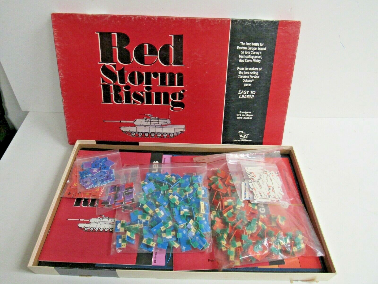 RED STORM RISING TSR WARGAME BOARDGAME BOARD GAME #3027 w/Orig.Box&Instructions
