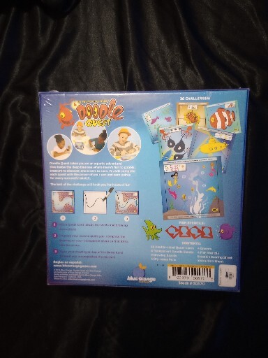 Doodle Quest Deep Sea Adventure Game SEALED Blue Orange