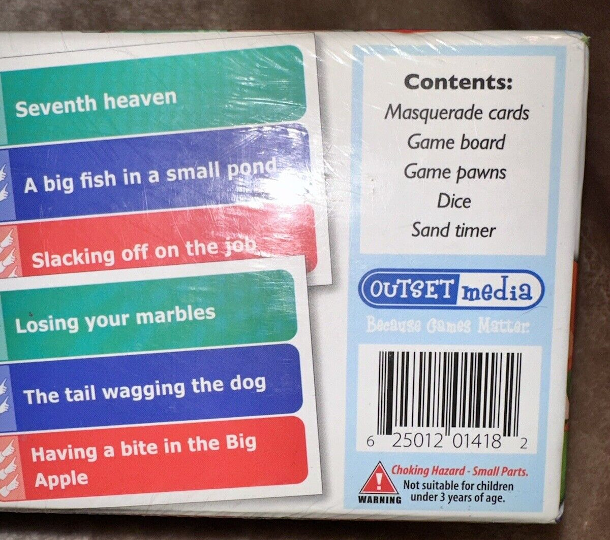 New Cheatwell Games Masquerade Classic Game of wit Mime 3+ players Age 14 and up