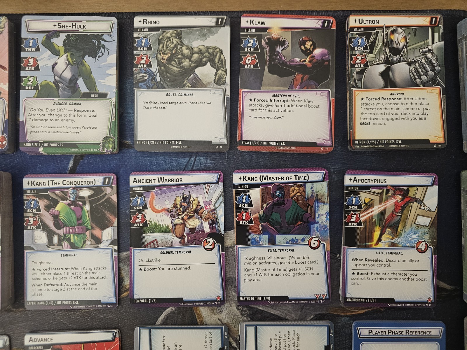 MARVEL Champions W/ 3 Extra Hero Packs And Kang Expansion – Male Offer!