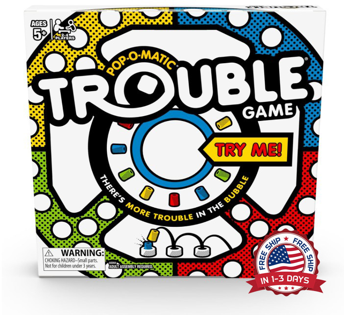 Classic Family Board Game Fun Kids Game Night 2-4 Players Ages 5 and Up