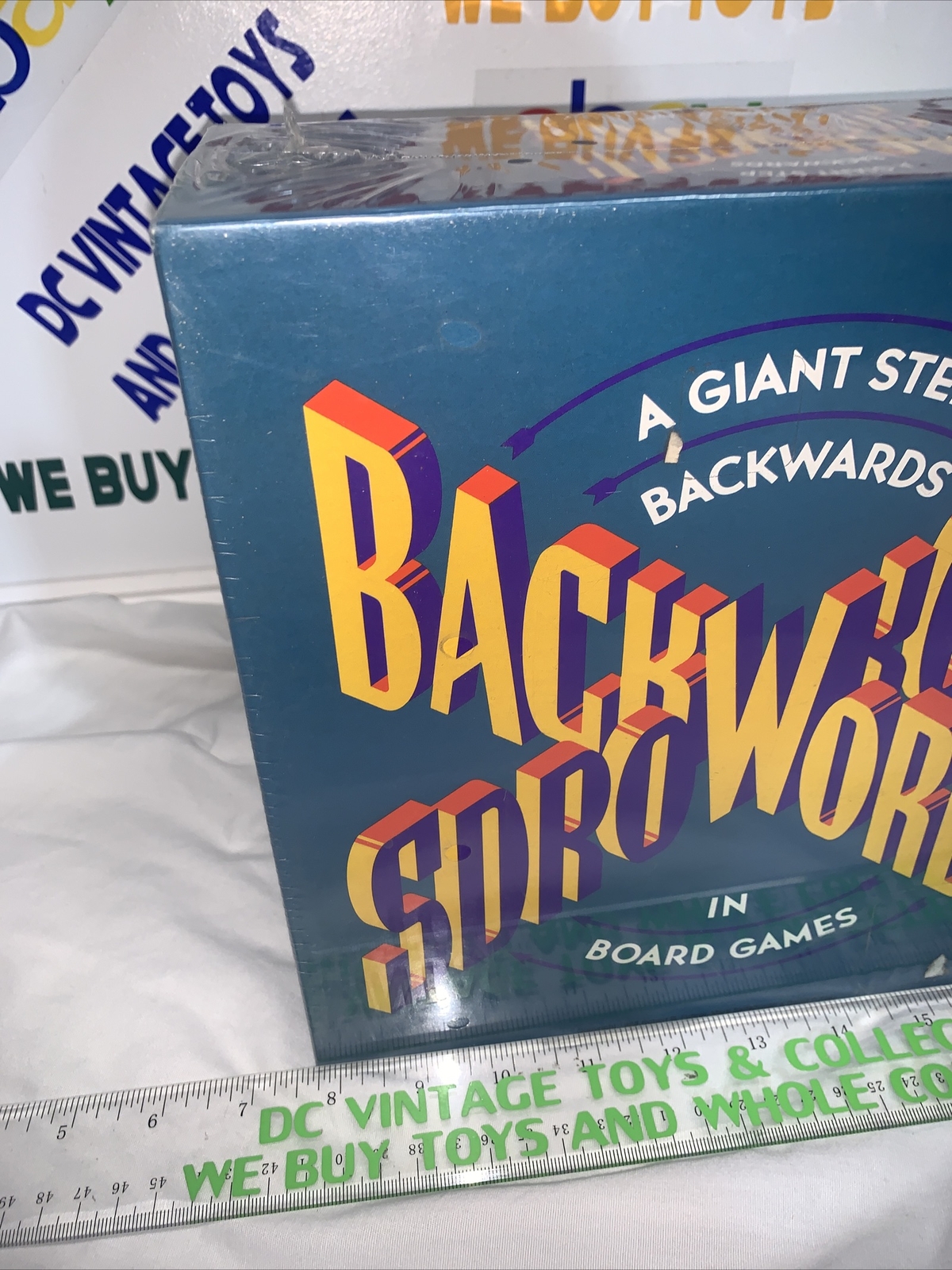 Random House “Backwards” Board Game New Sealed RARE! 3-8 Players Reverse English