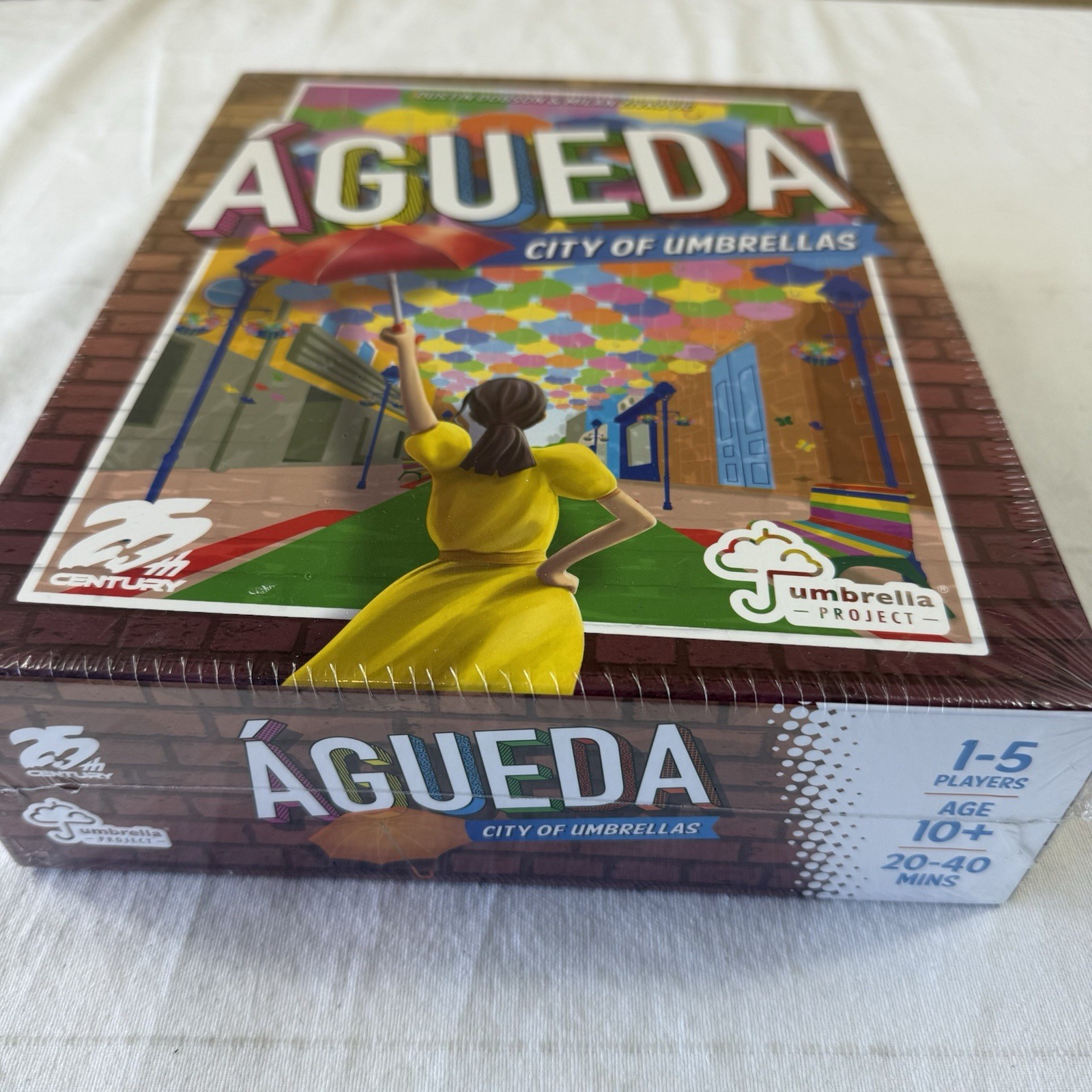 Agueda Águeda: City of Umbrellas, Strategy Board Game for 1 to 5 Players NEW
