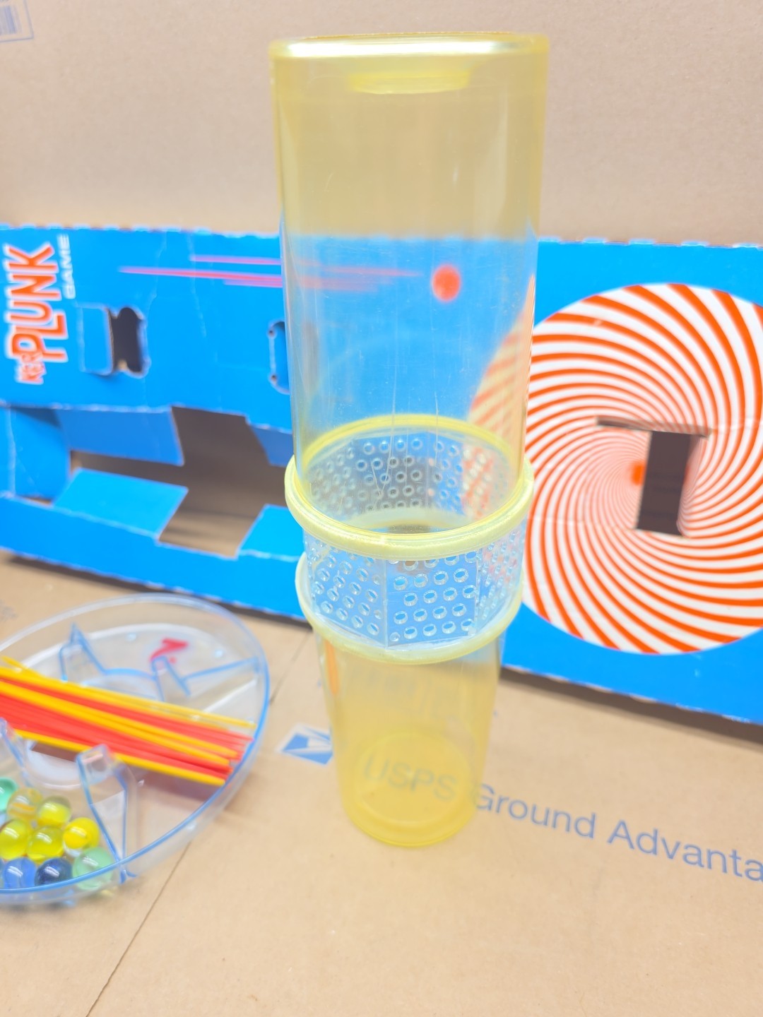 Vintage KerPlunk by Ideal Game w/ Original Box and Accessories