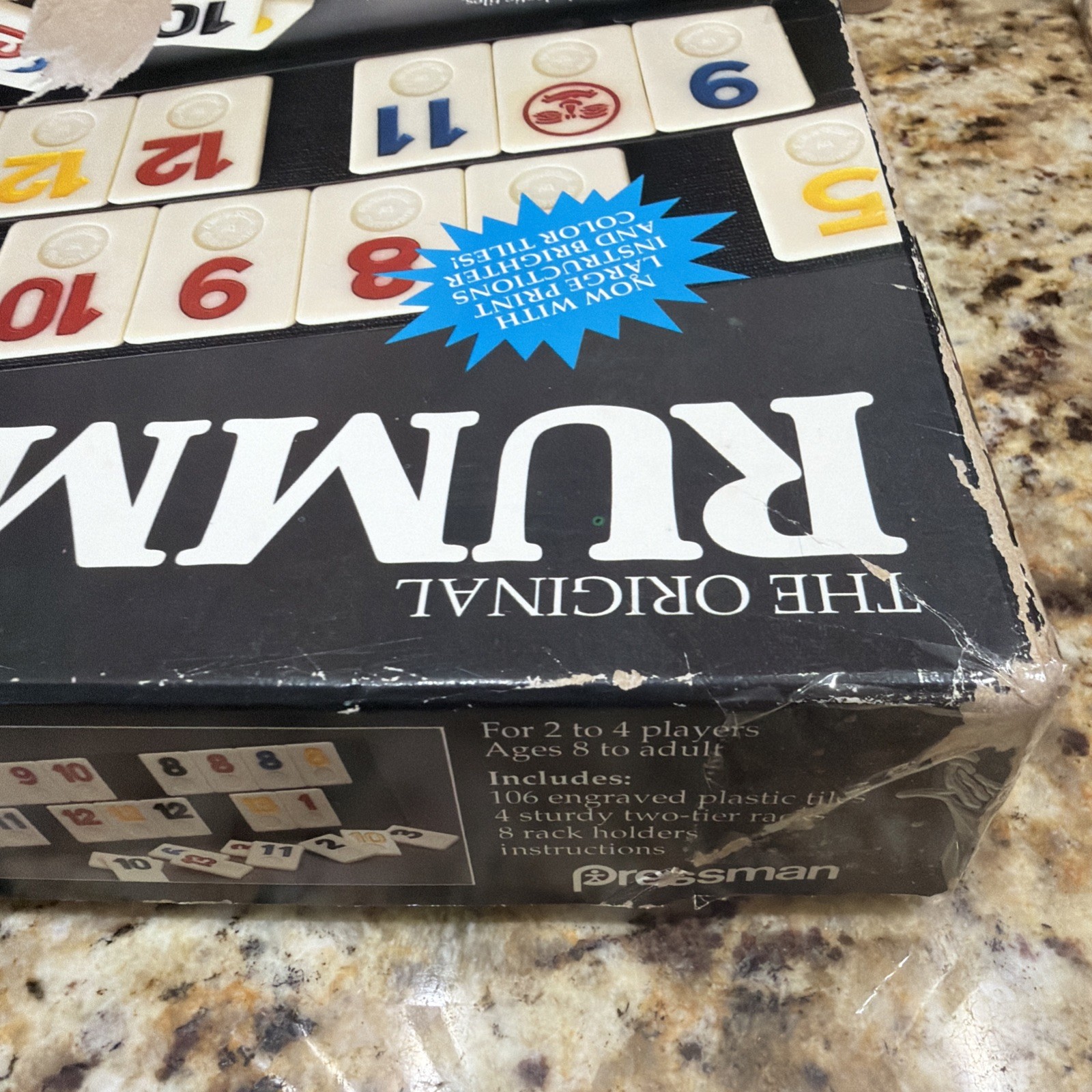 THE ORIGINAL RUMMIKUB RUMMY TILE GAME VINTAGE 1990 PRESSMAN 100% COMPLETE VTG