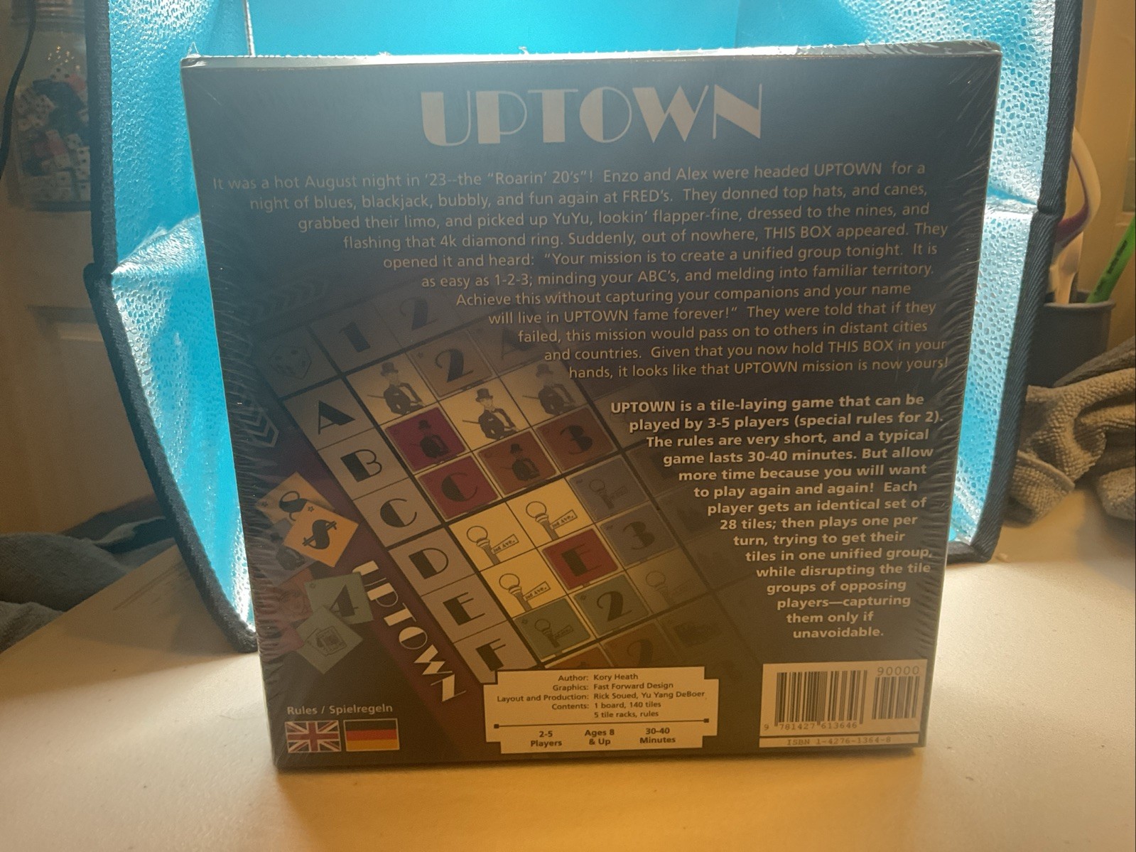 2007-Uptown Board Game – Funagain Games – (SEALED) Multi Award Winner