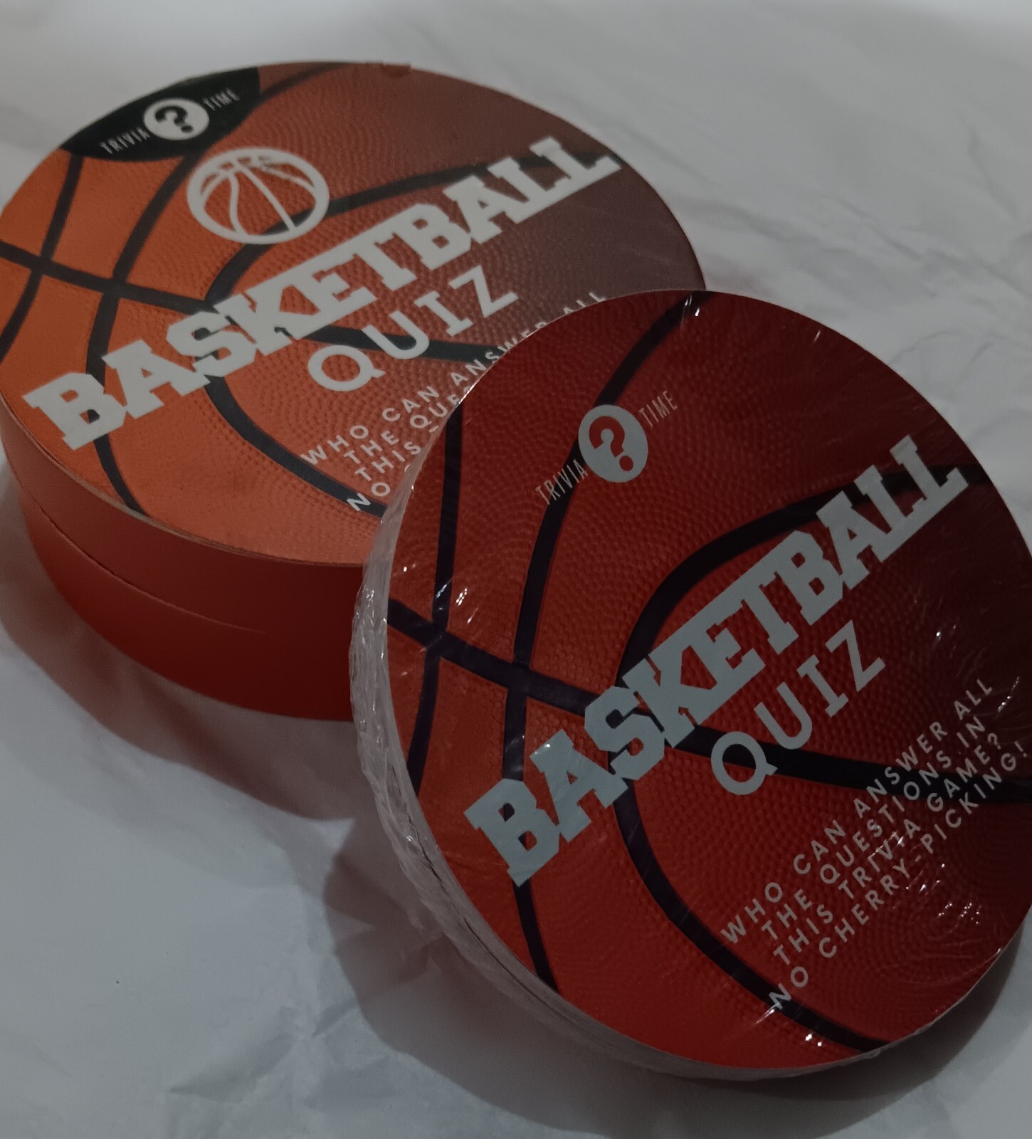 Trivia Time Football Quiz & Basketball Quiz Trivia Games Lot Of 2
