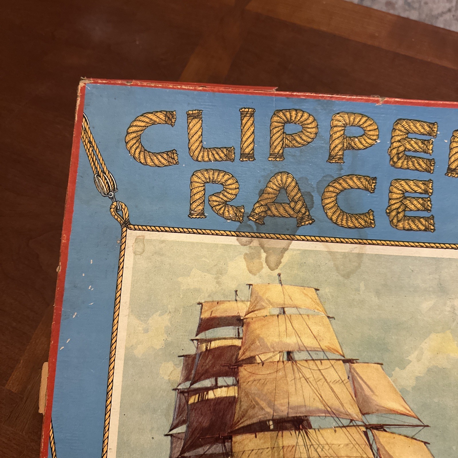Saml Gabriel Sons & Co Clipper Race Game Rare Vintage