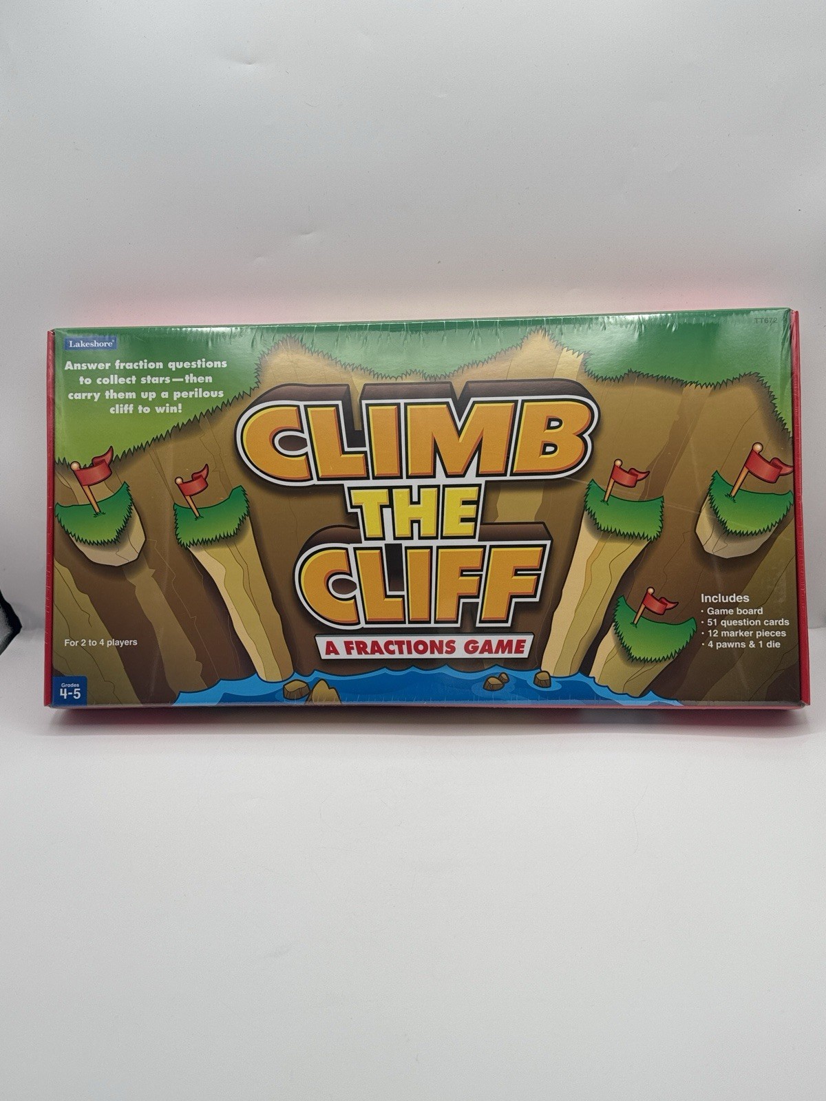 Climb The Cliff Game Lakeshore Children’s Board Game A Fractions Game Math
