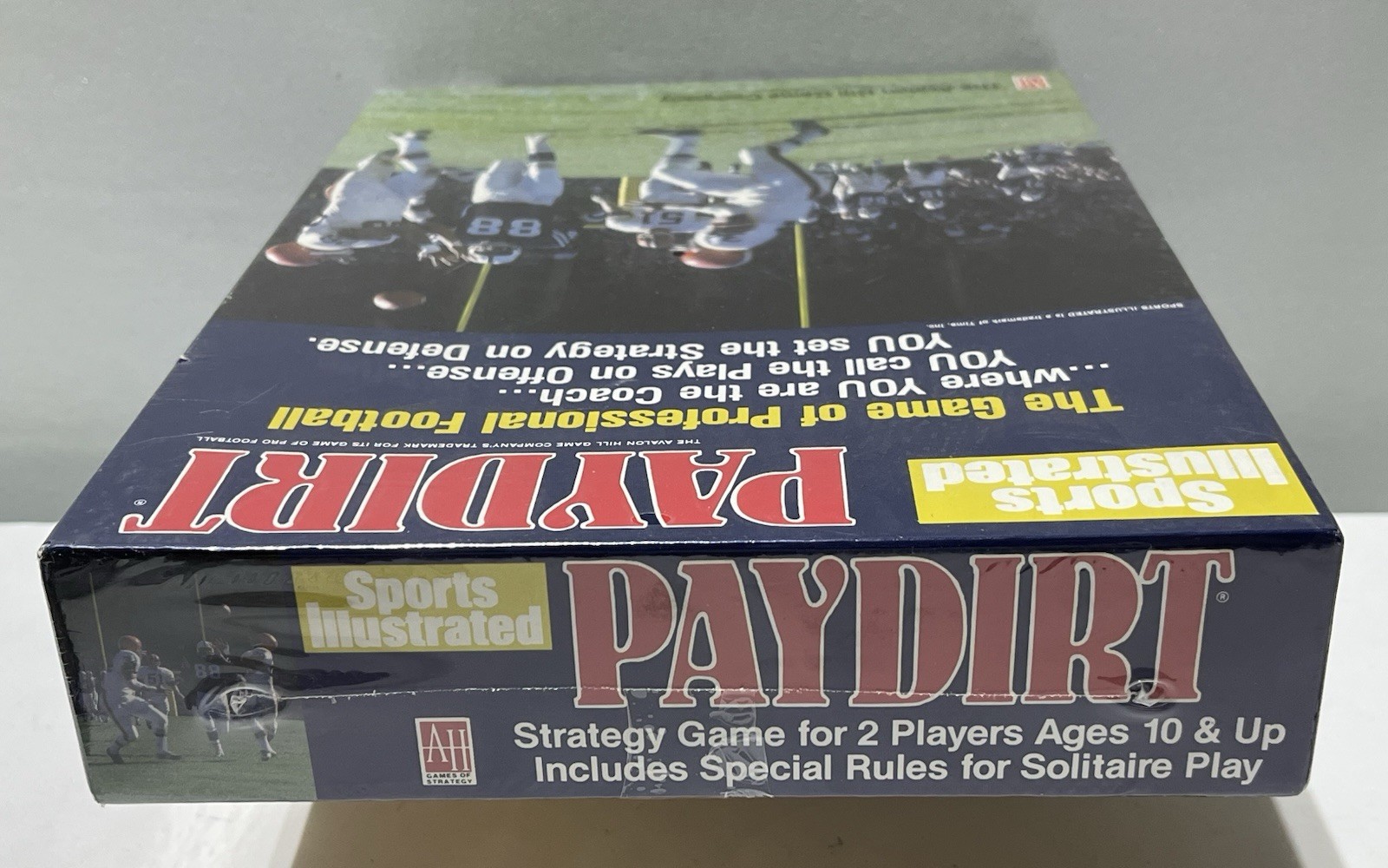 Sports Illustrated Paydirt Football Avalon Hill Book Shelf Game 1986 Sealed