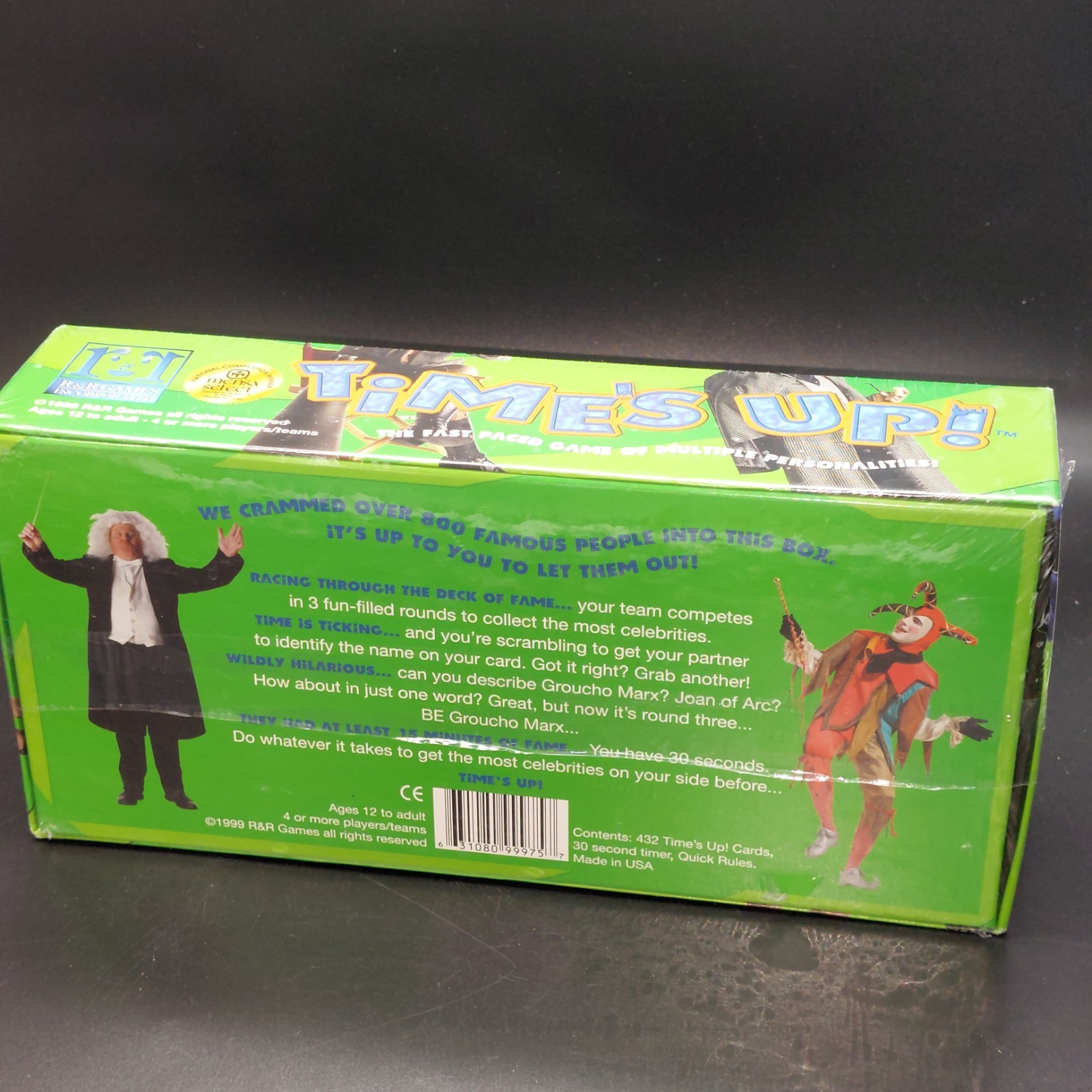 Vintage -Times Up!- Game by R&R Games /1999 Edition/ Complete Ages 12 And Up