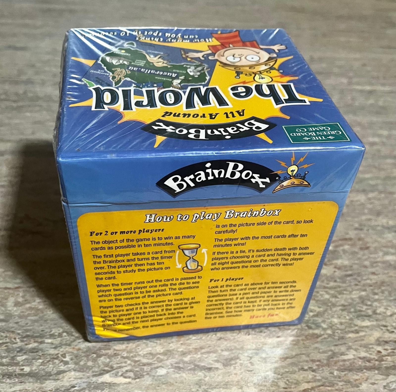 Brain Box, The World Australi Memory Recall Game NEW! MindWare Geography