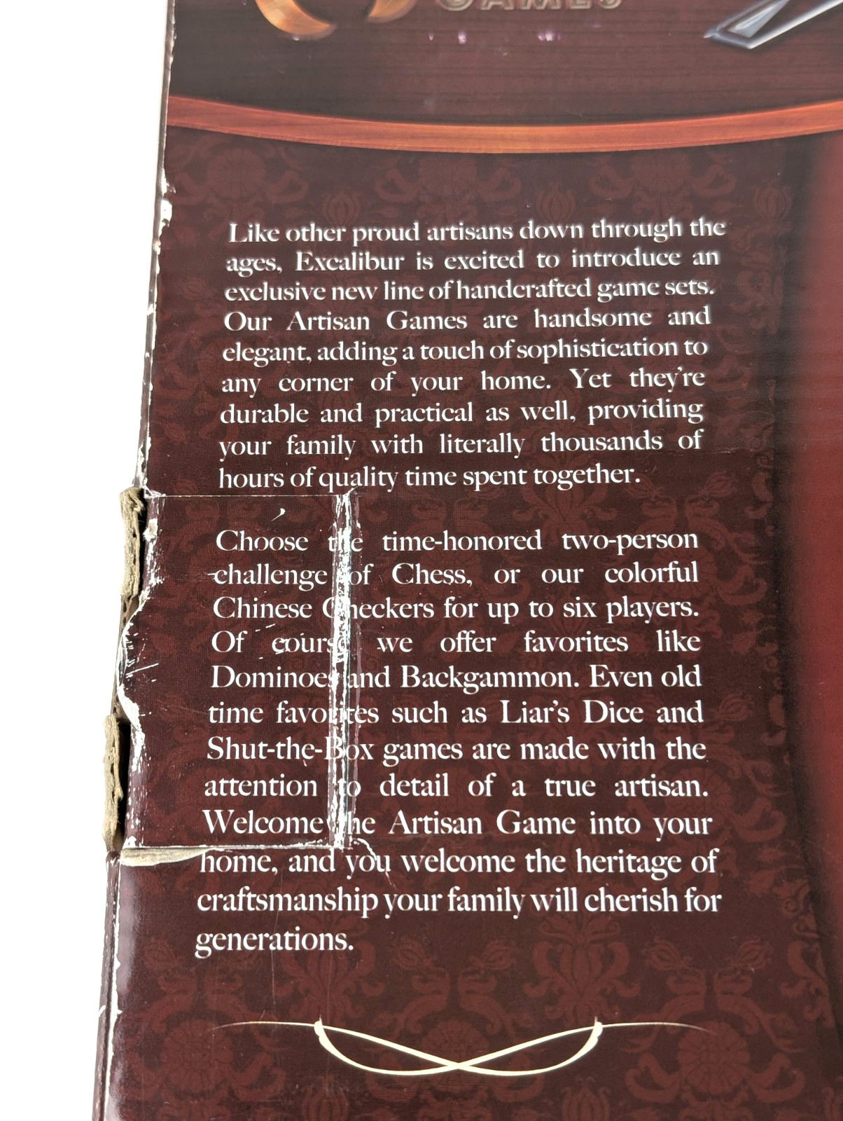 Excalibur Deluxe Wooden Chinese Checkers Mahogany Artisan Games New Gift