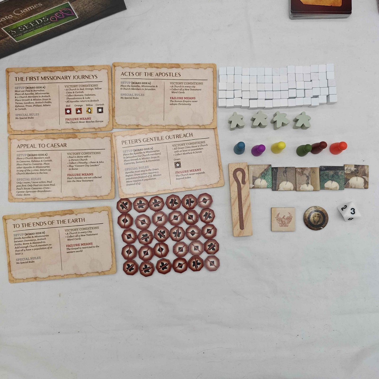 Chara Games – Commissioned Board Game (2016) – COMPLETE! EXCELLENT!