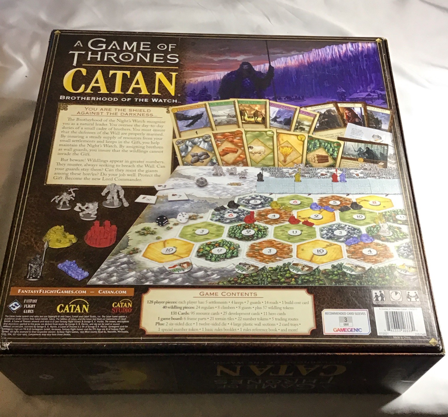 Fantasy Flight Games – Game of Thrones Catan: Brotherhood of the Watch COMPLETE