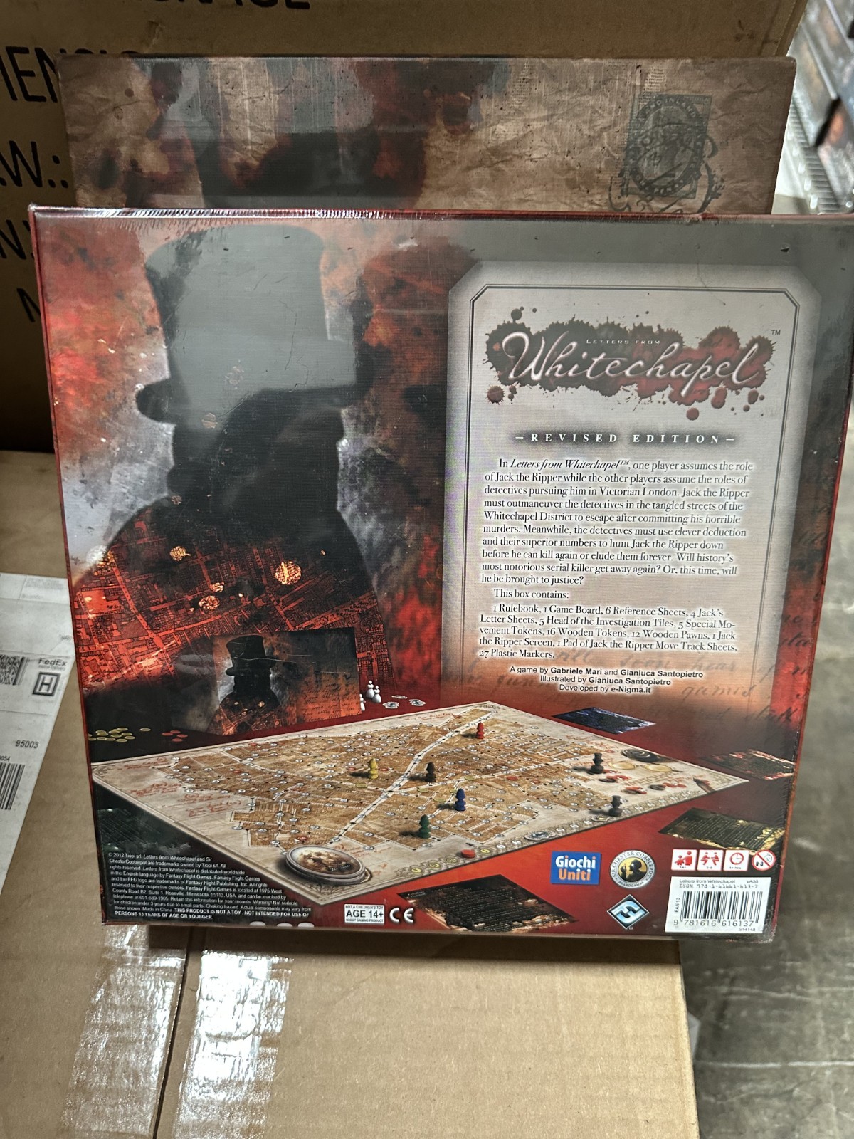 Letters From Whitechapel Board Game NEW SEALED FREE SHIPPING