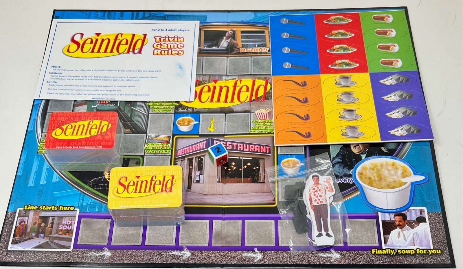 Seinfeld Trivia Board Game – 2009 – Pressman – 100% Complete