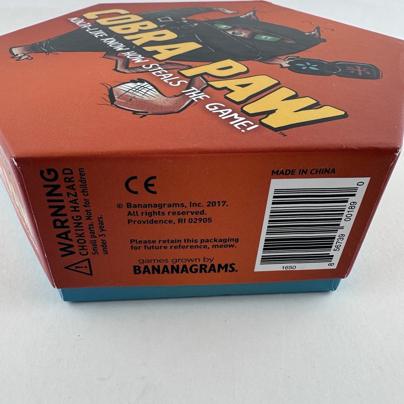 Cobra Paw The Ninja Tile Game by Bananagrams 2-6 Players COMPLETE