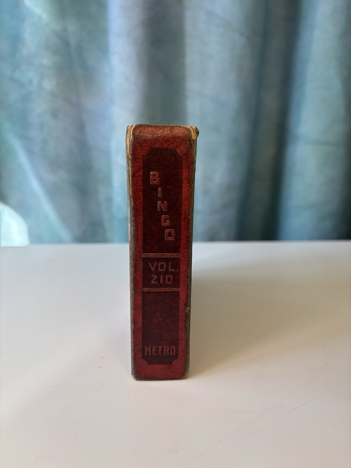 Antique Metro Pocket Size Bingo Game Set w/ Spinner, Cards & Markers