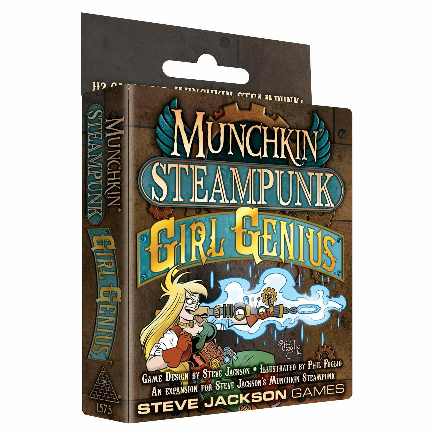 Munchkin Steampunk Girl Genius 112 Card Game Expansion Steve Jackson Games 1575