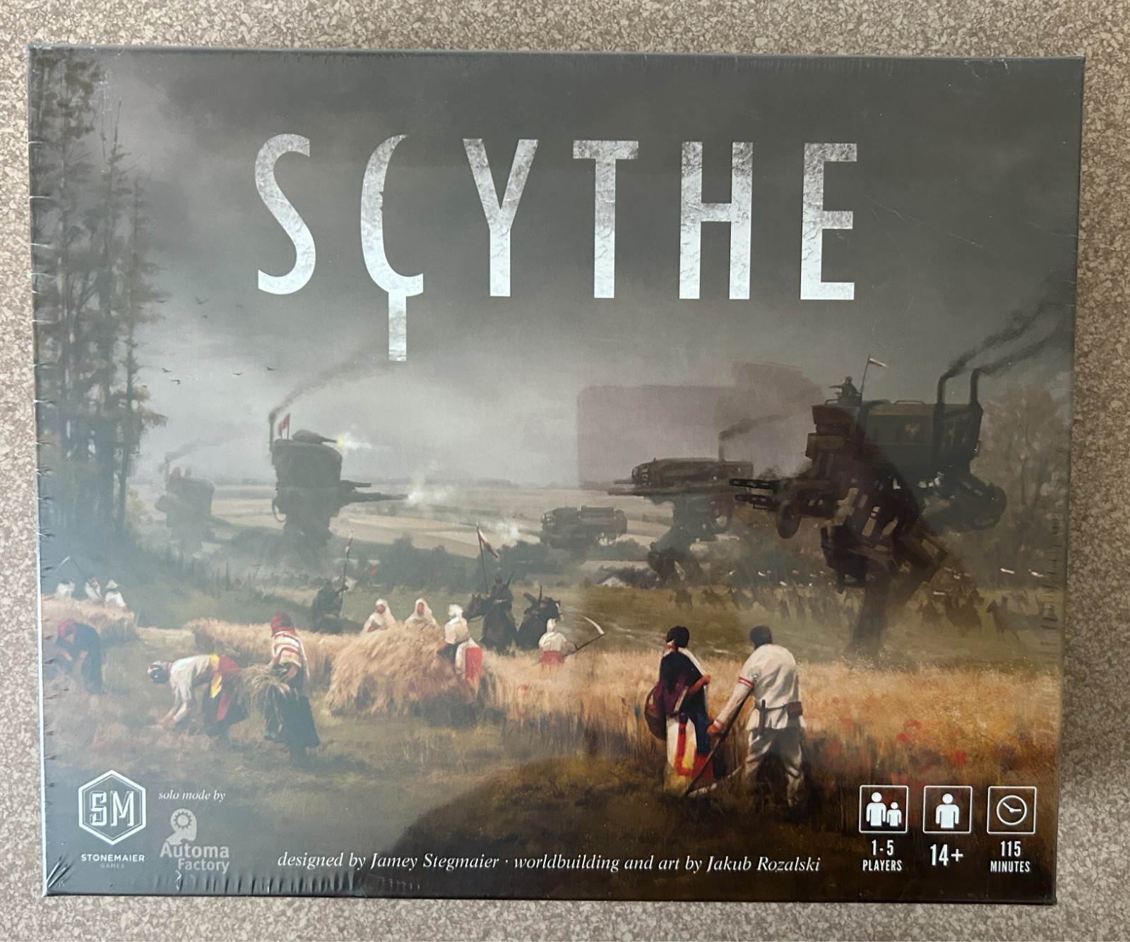 BRAND NEW Sealed Scythe Board Game – Stonemaier Games – 2015: 1-5 Players