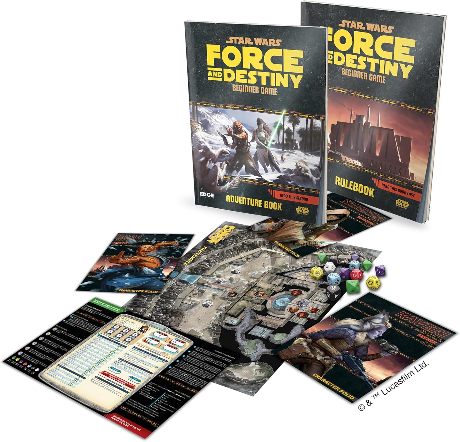 Star Wars – Force and Destiny: Beginner Game Ignite Your Lightsabers and Discove