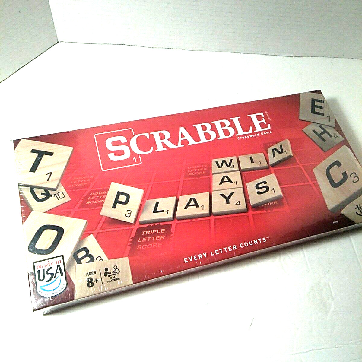 SCRABBLE Crossword Board Game Hasbro Gaming Factory Sealed NEW