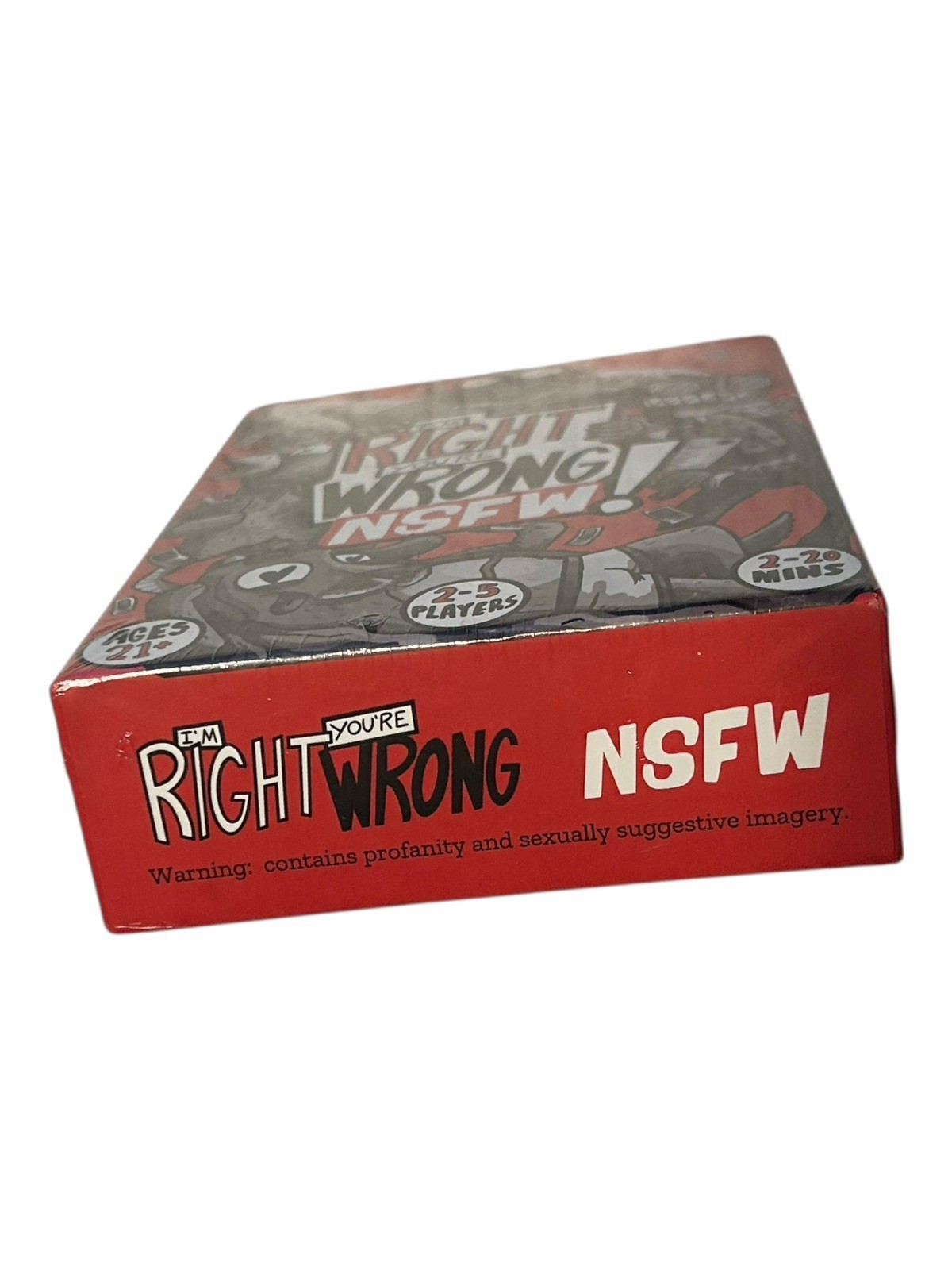 Adult Card Game I’m Right You’re Wrong NSFW for 2-5 Players Ages 21+