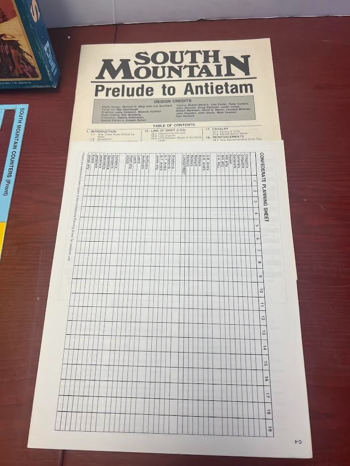 Lot of (2) West End War Games – South Mountain MOSTLY UNPUNCHED & Operation Badr