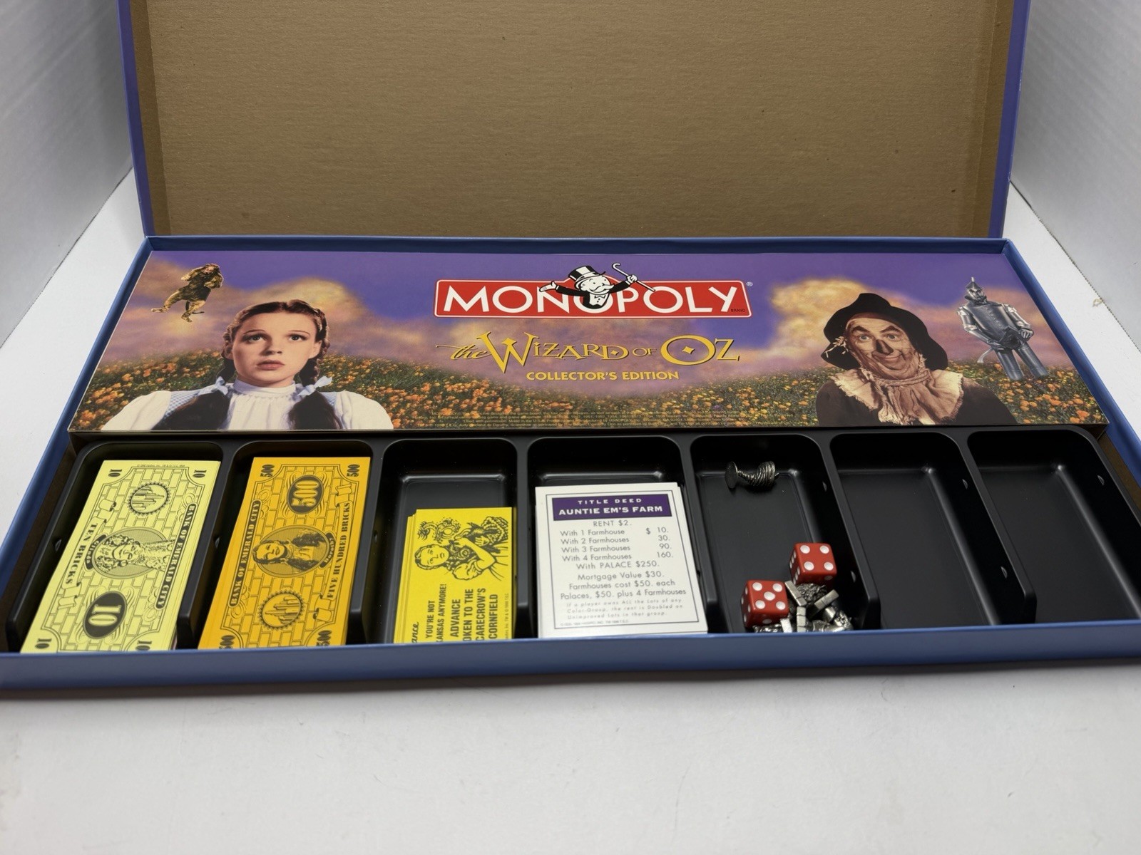 The Wizard Of Oz Monopoly Collector’s Edition Board Game 1998