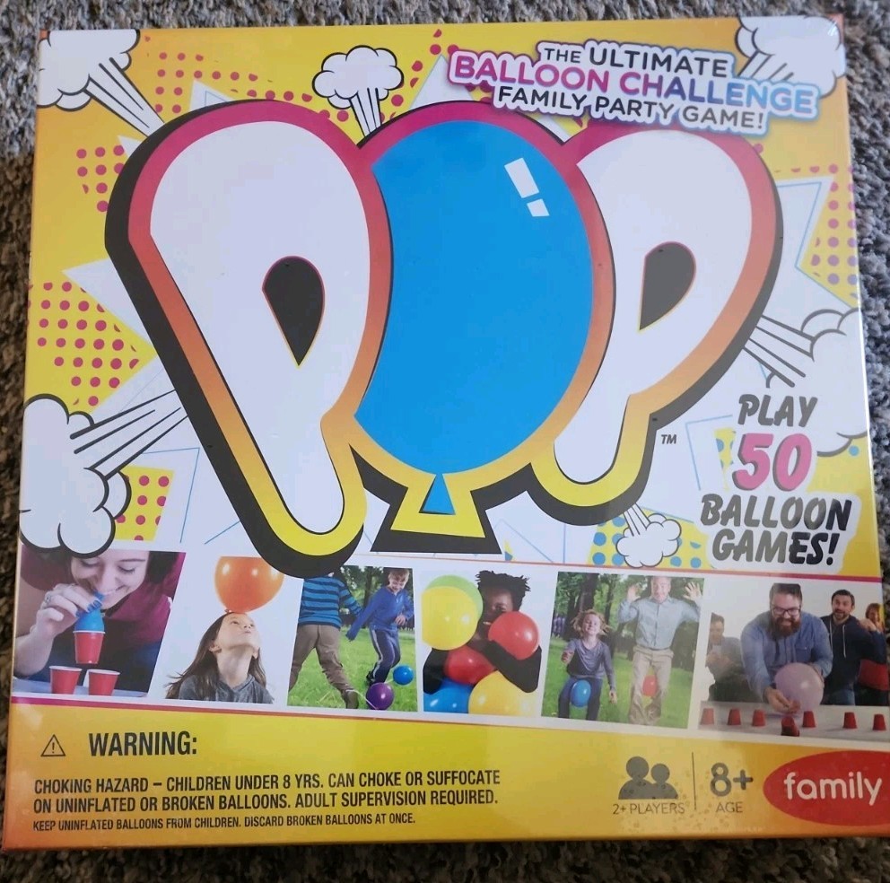POP The Ultimate Balloon Challenge Family Party Game Buffalo Games New Sealed