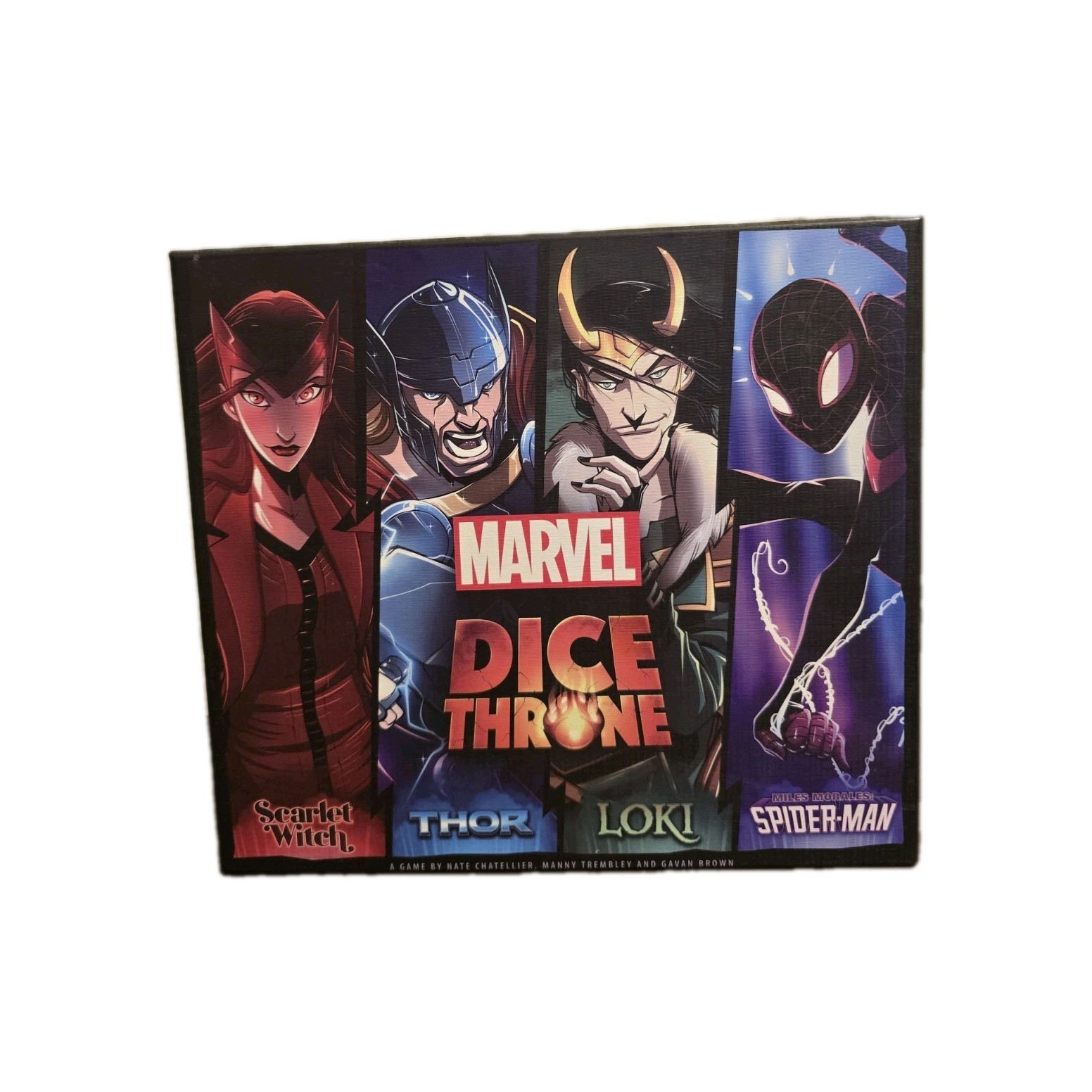 Roxley Marvel Dice Throne Board Game Thor Loki Scarlet Witch Spider-Man Openbox