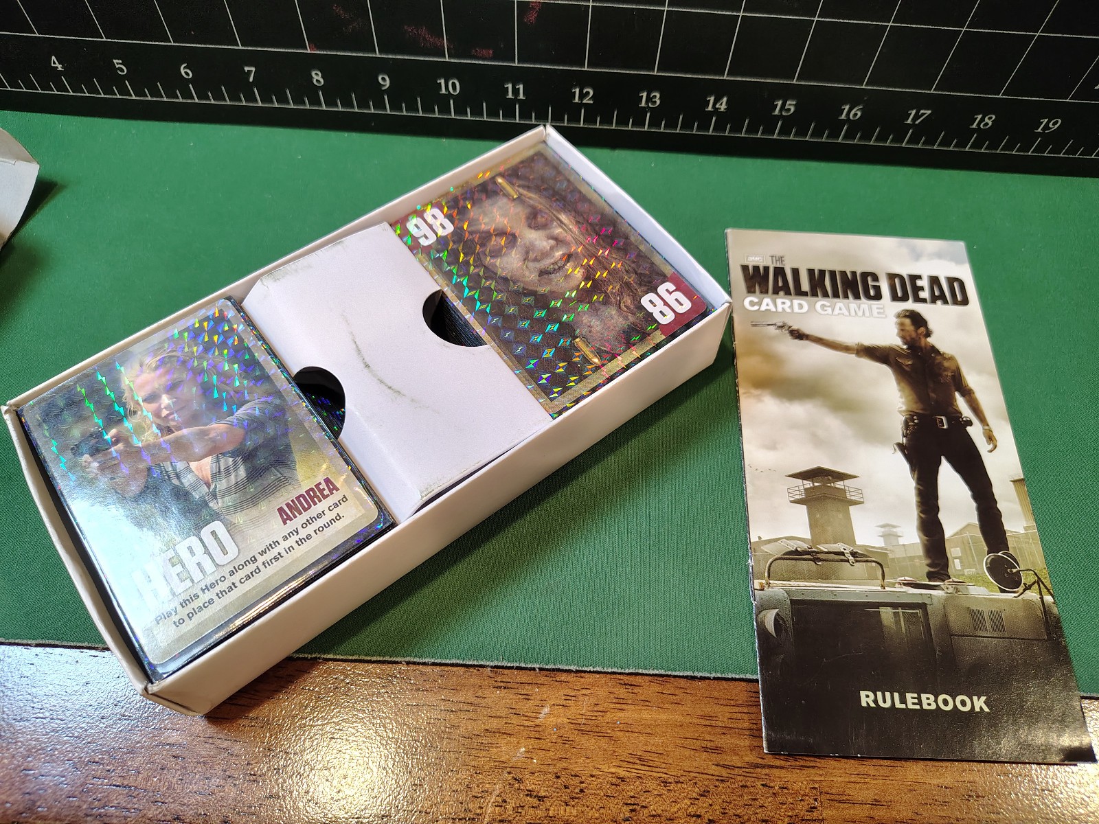 AMC The Walking Dead Card Game COMPLETE w/ Card Sleeves 🤓